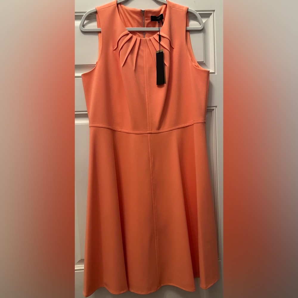 Brand new Donna Karan coral dress,